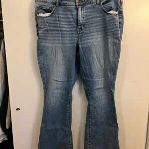 BKE Flare Jeans in Classic Blue